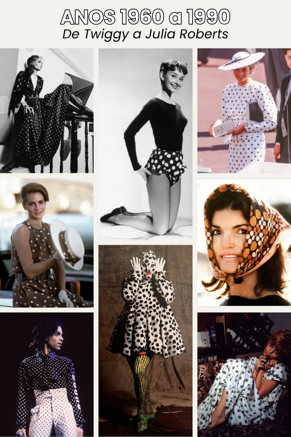 A história da estampa poá ao longo dos séculos 7 Estampa poá história: anos 1960 a 1990