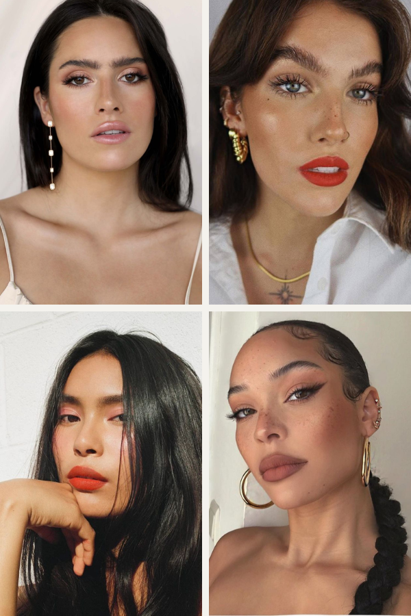 Vai usar vestido vermelho no Natal 2025? Nós ajudamos a deixar seu look ainda mais estiloso! 16 Maquiagem para vestido vermelho