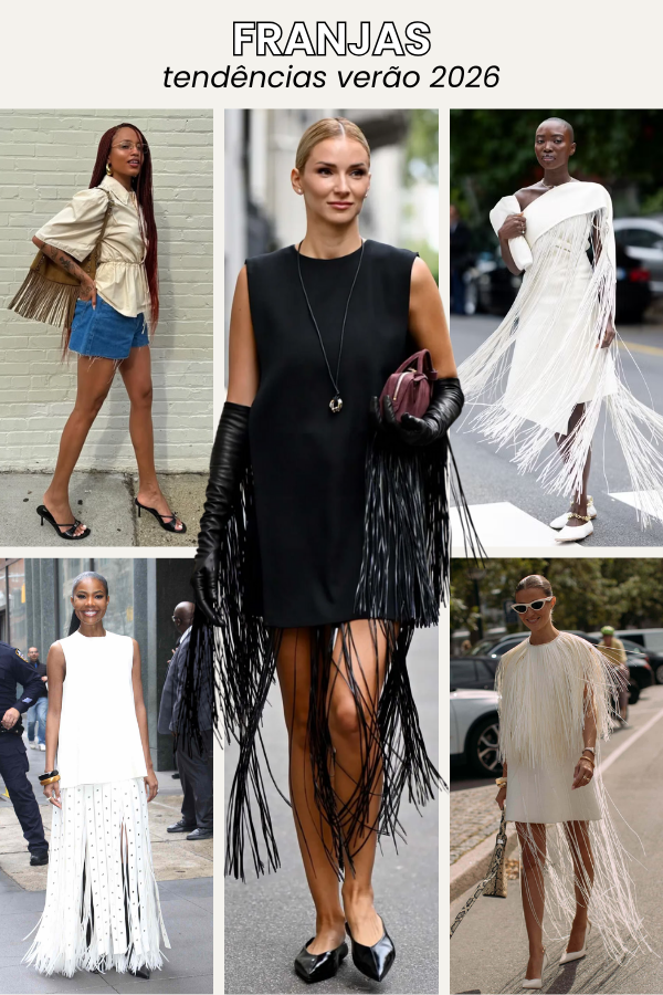 As franjas se destacam entre as tendências verão 2026