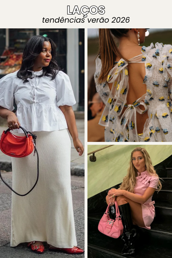 Os laços se destacam entre as tendências verão 2026