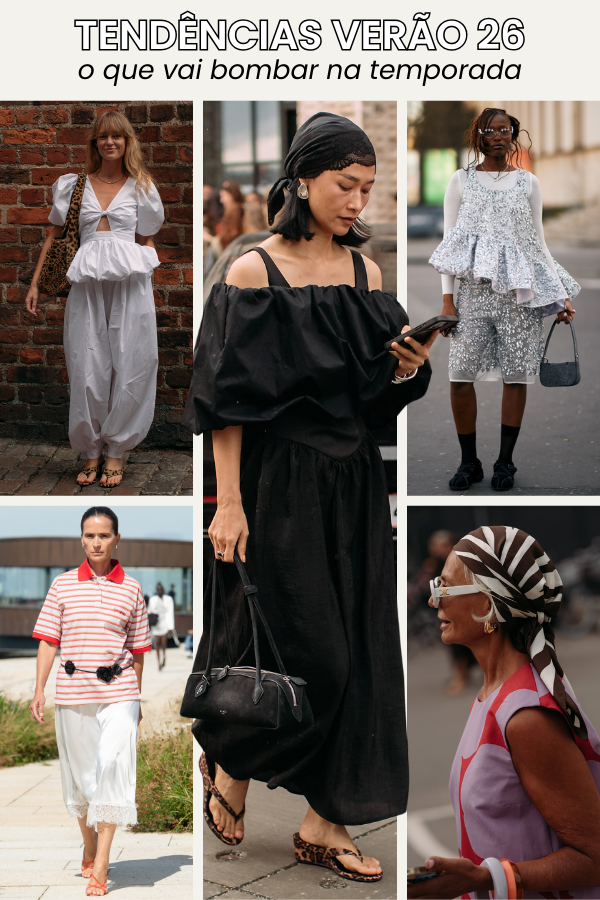 Confira as tendências verão 2026 que irão bombar na temporada mais quente do ano!