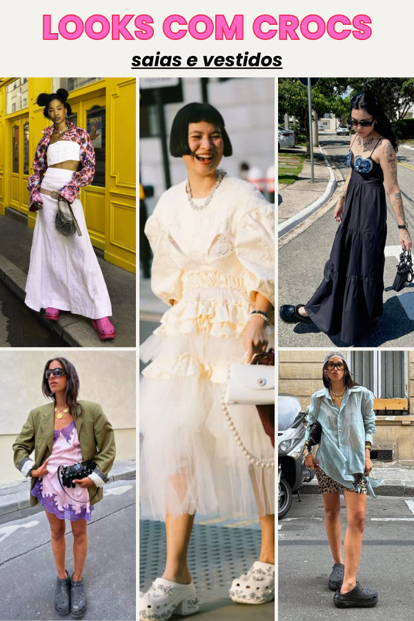 Looks com Crocs: como usar o calçado que virou tendência em 2026 13 Looks com Crocs