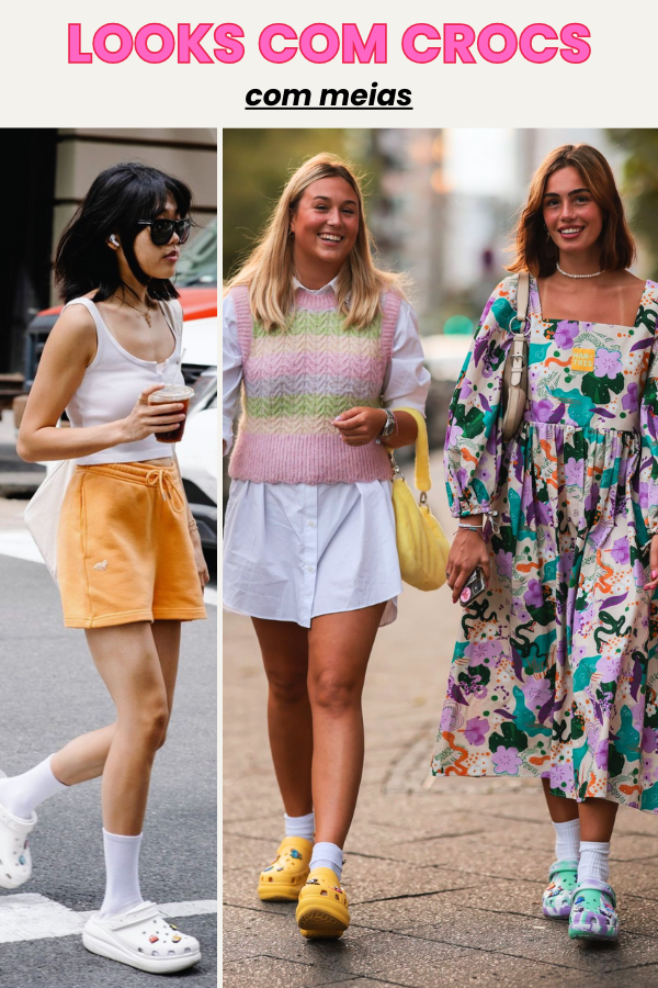 Looks com Crocs: como usar o calçado que virou tendência em 2026 14 Looks com Crocs