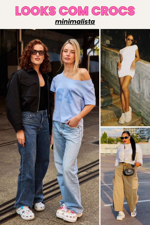 Looks com Crocs: como usar o calçado que virou tendência em 2026 12 Looks com Crocs