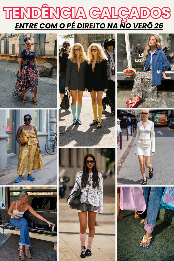 tendência calçados verão 2026