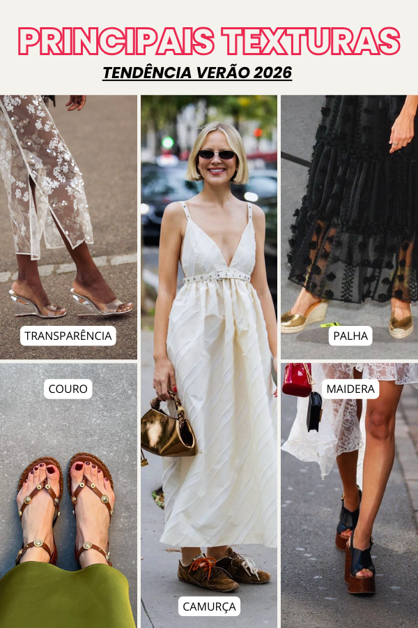 tendência calçados verão 2026