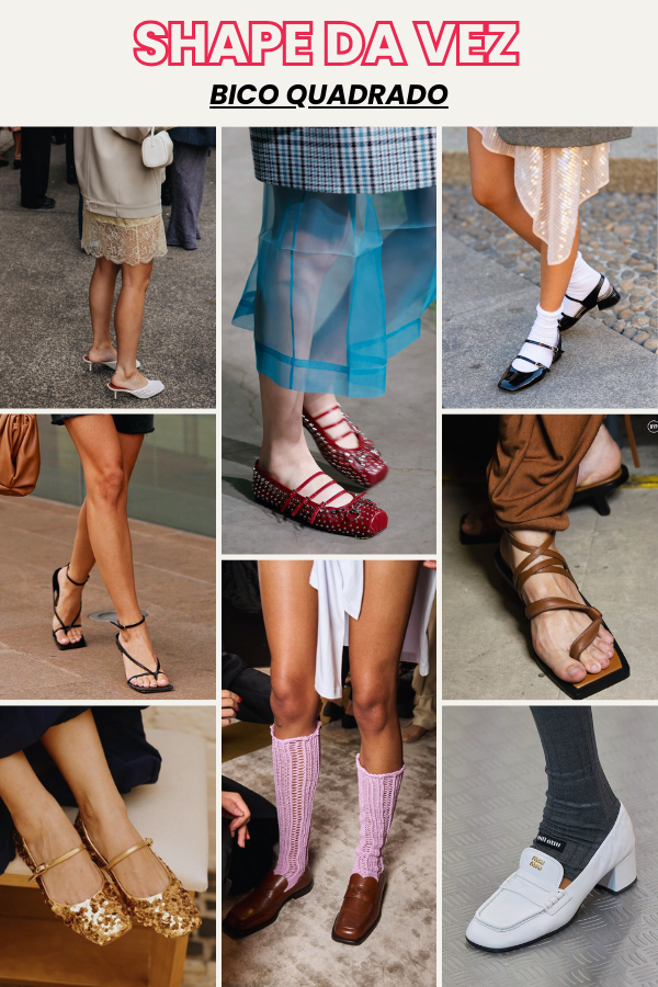 tendência calçados verão 2026