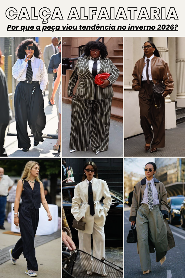 calça alfaiataria