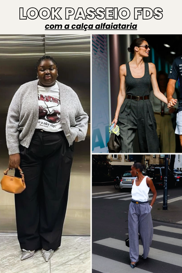 calça alfaiataria