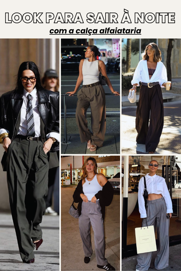 calça alfaiataria