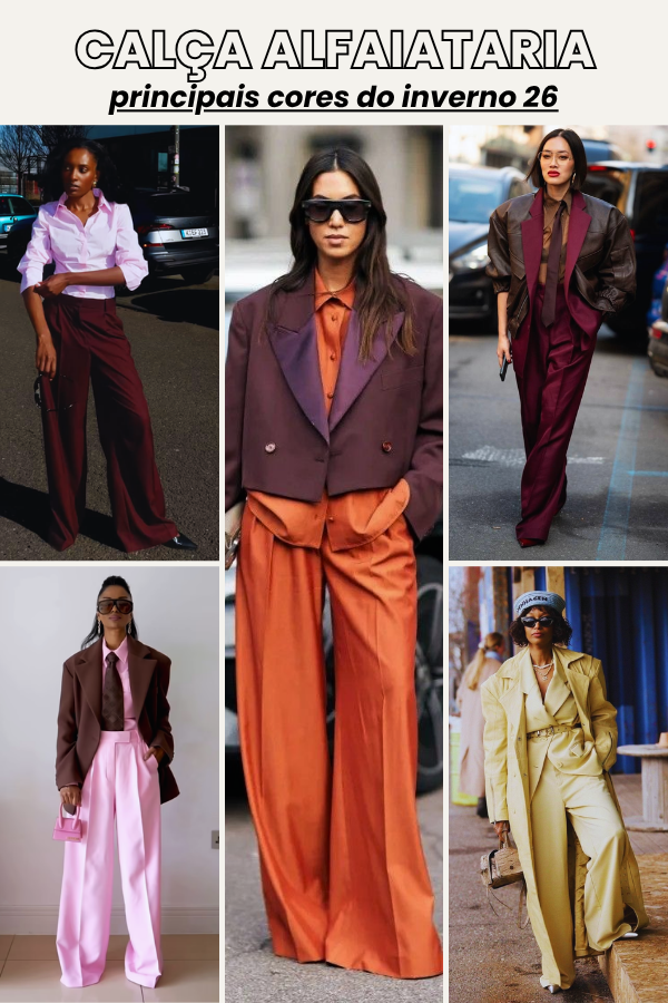 calça alfaiataria