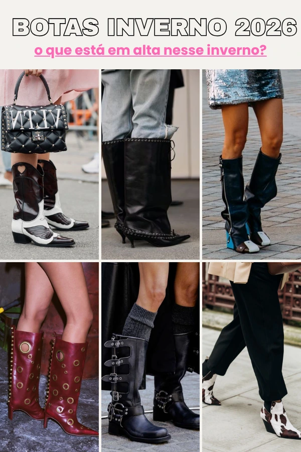 botas inverno 2026 2